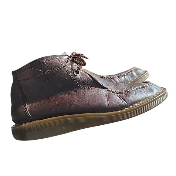 Dr. Martens Brown Leather Lace Up Moc‎ Toe Ankle Chukka Boots Men\'s Size 6 main image 8